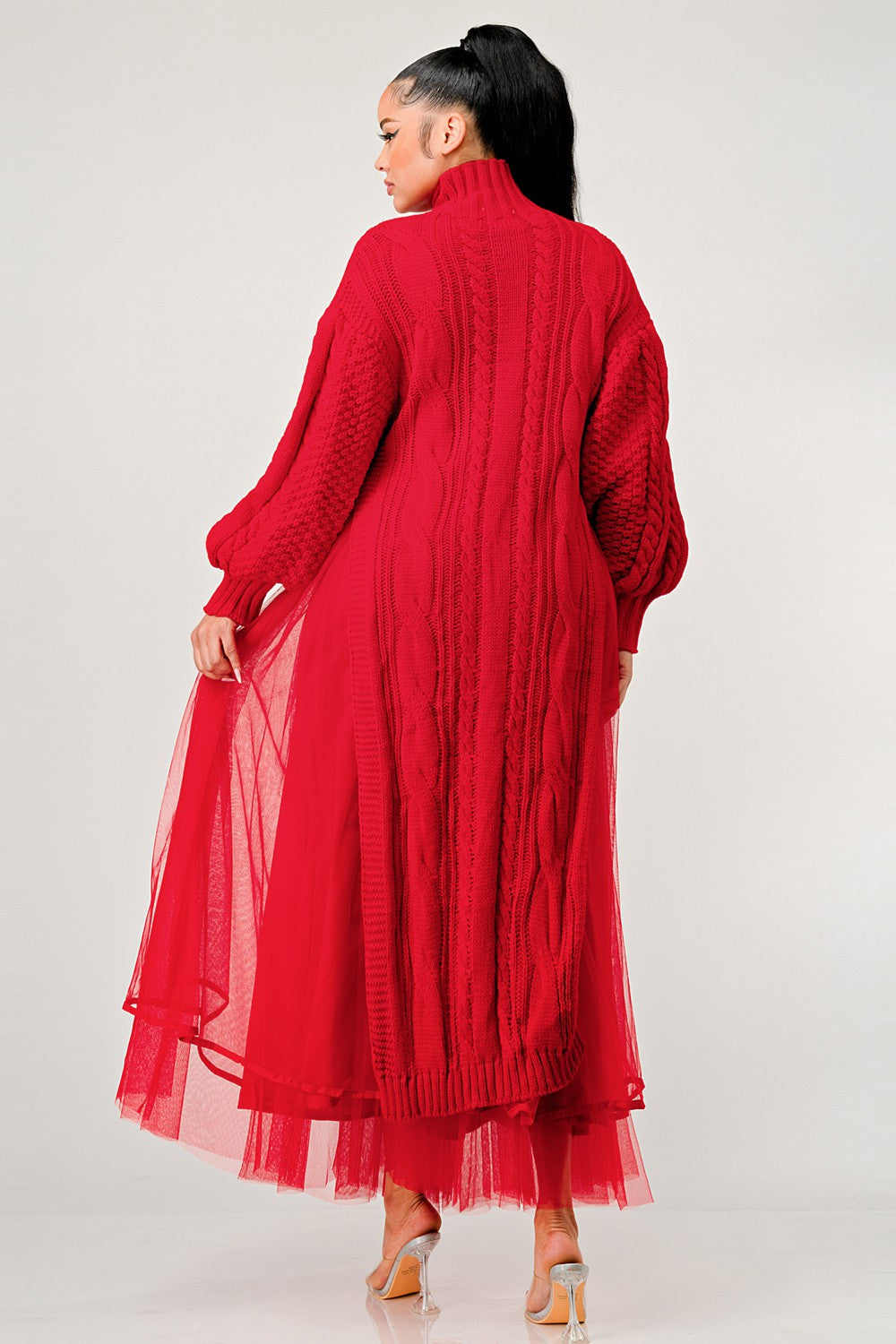 CUTELY COVERED KNIT SET