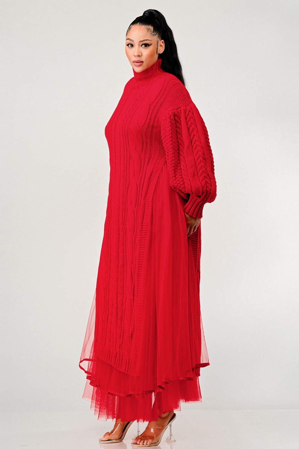 CUTELY COVERED KNIT SET