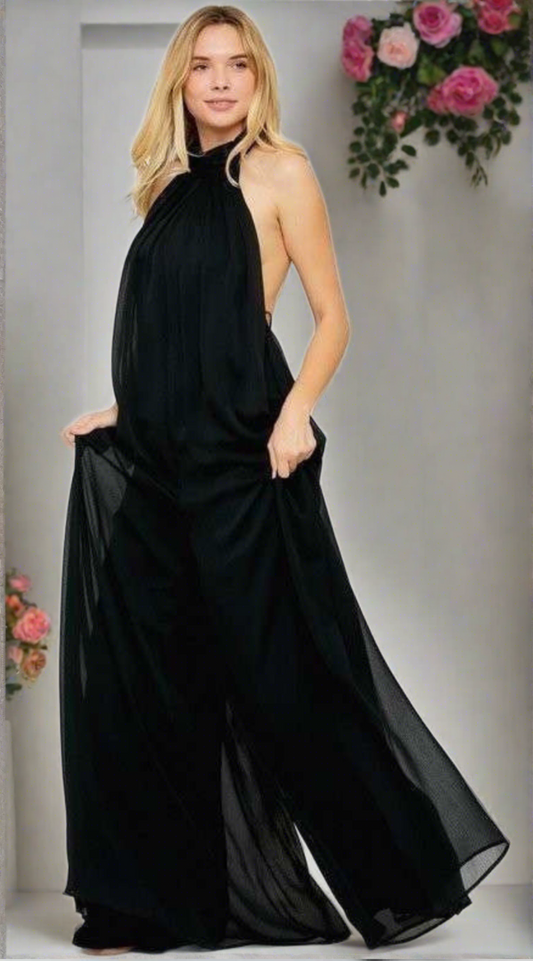 Back Like That Jumpsuit - Black