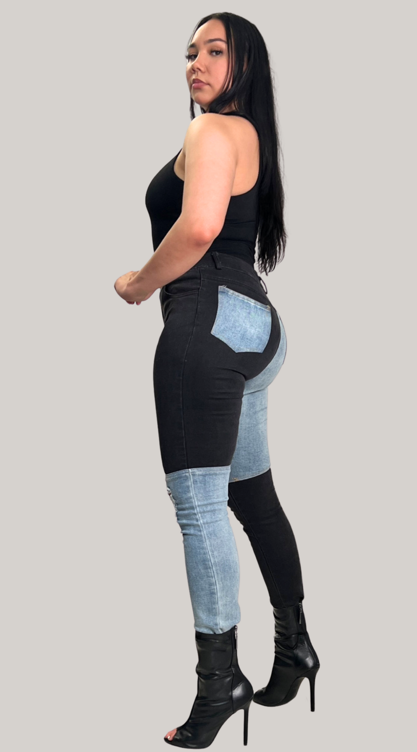 Colorblock Jeans