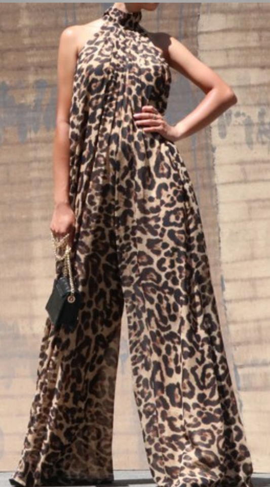 Classic Jumpsuit - Leopard
